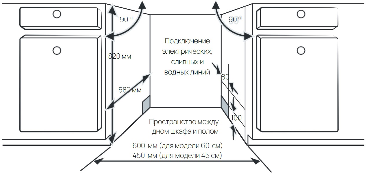 картинка Посудомоечная машина Vard VDI451C 