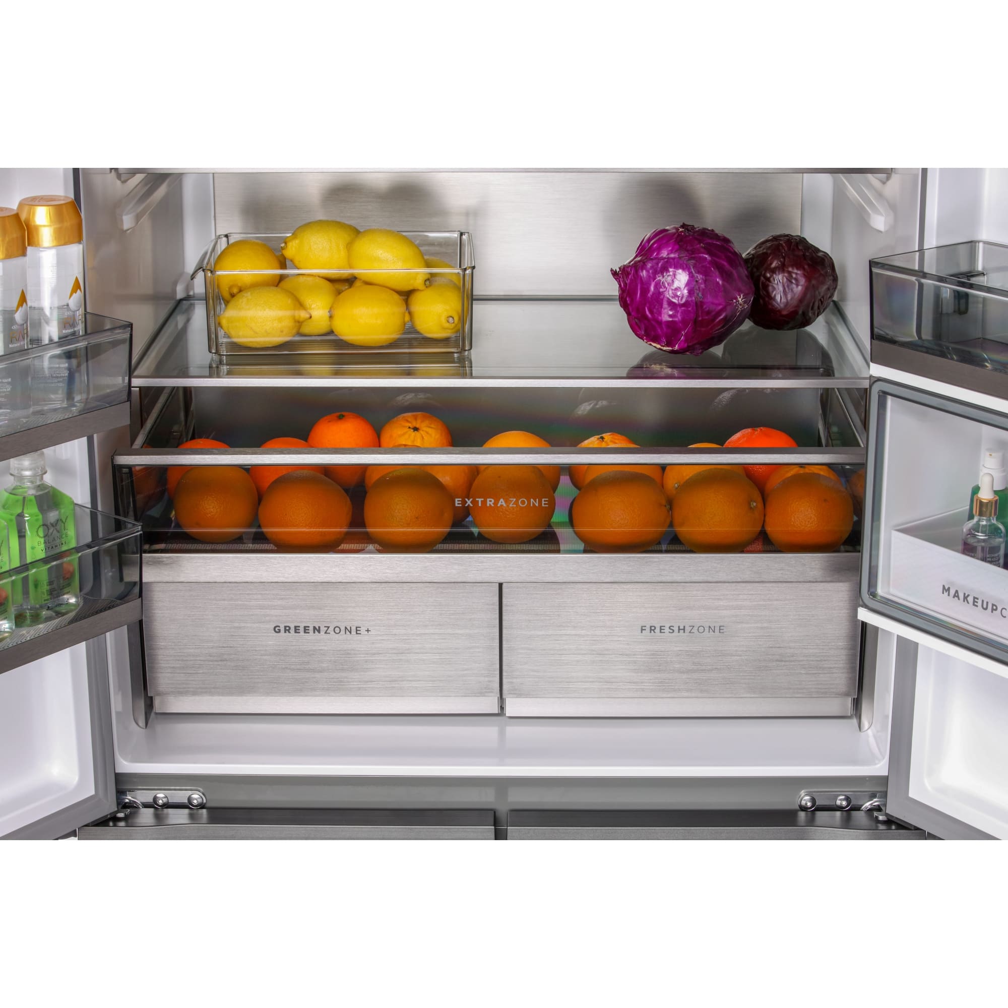 картинка Отдельностоящий холодильник Hiberg RFQ-610G GS inverter 