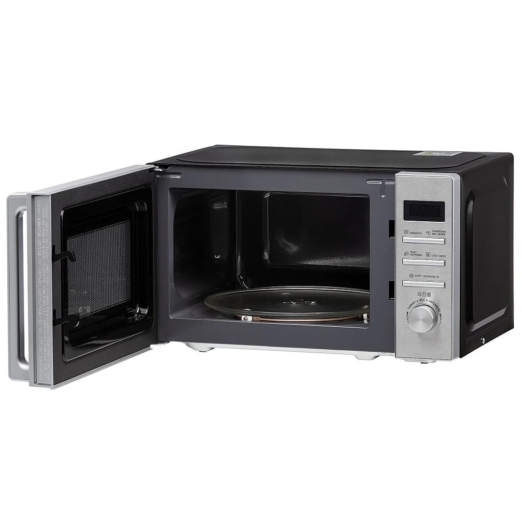 картинка Микроволновая печь Krona QUANTUM 44 BL/IX нержавеющая сталь 