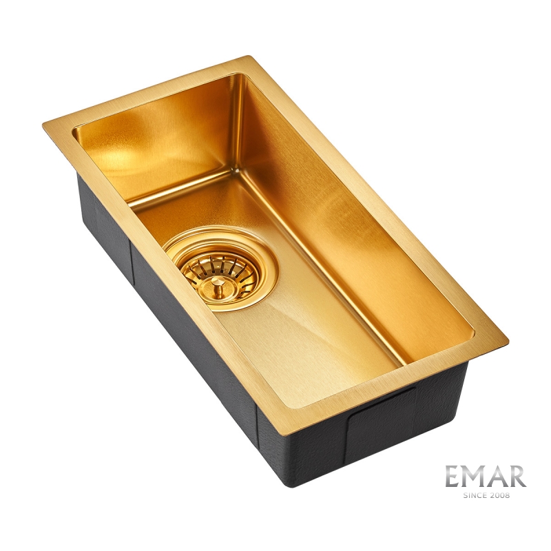 картинка Мойка для кухни Emar EMB-126А PVD Nano Golden 