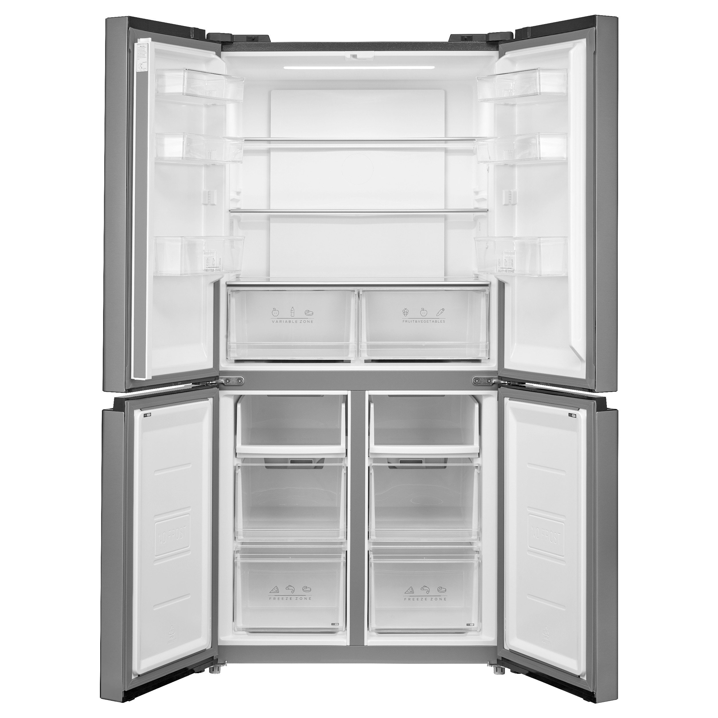 картинка Отдельностоящий холодильник Korting KNFM 84177 X 