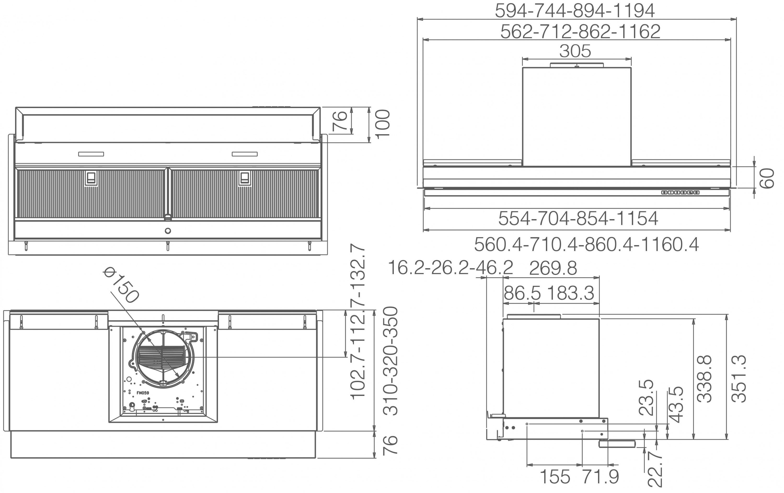 картинка Кухонная вытяжка Elica BOXIN ADV DRY @ IX/A/90 