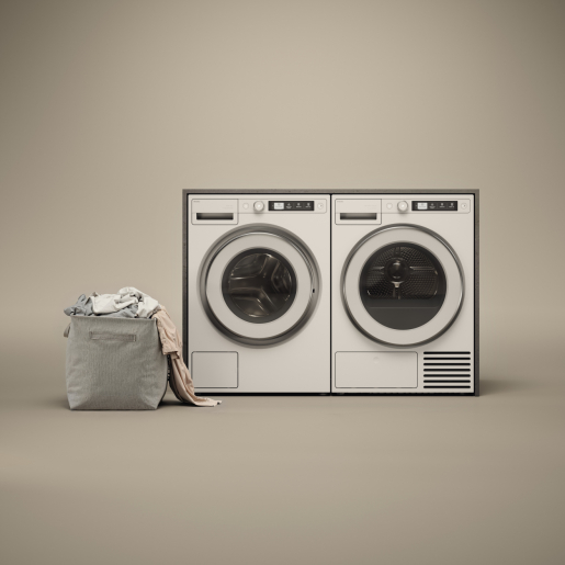 картинка Стиральная машина  с паром Asko W5114CXLW белый 