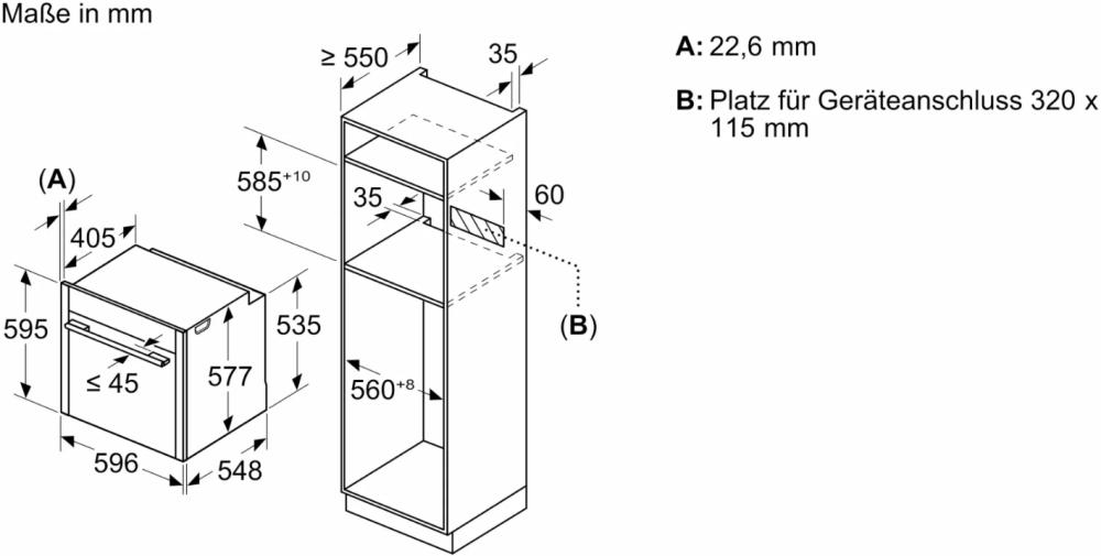 картинка Электрический духовой шкаф с функцией пароварки Neff B69FS3CY0 