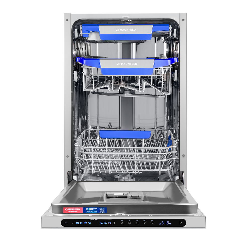 картинка Посудомоечная машина Maunfeld MLP45331T Light Beam Wi-Fi 