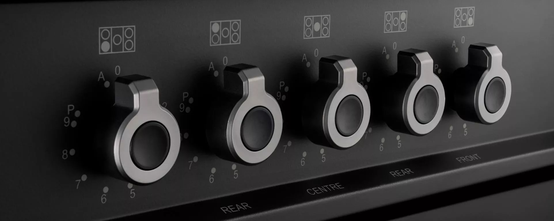 картинка Комбинированная кухонная плита Bertazzoni PRO95I1ECAT карбонио 