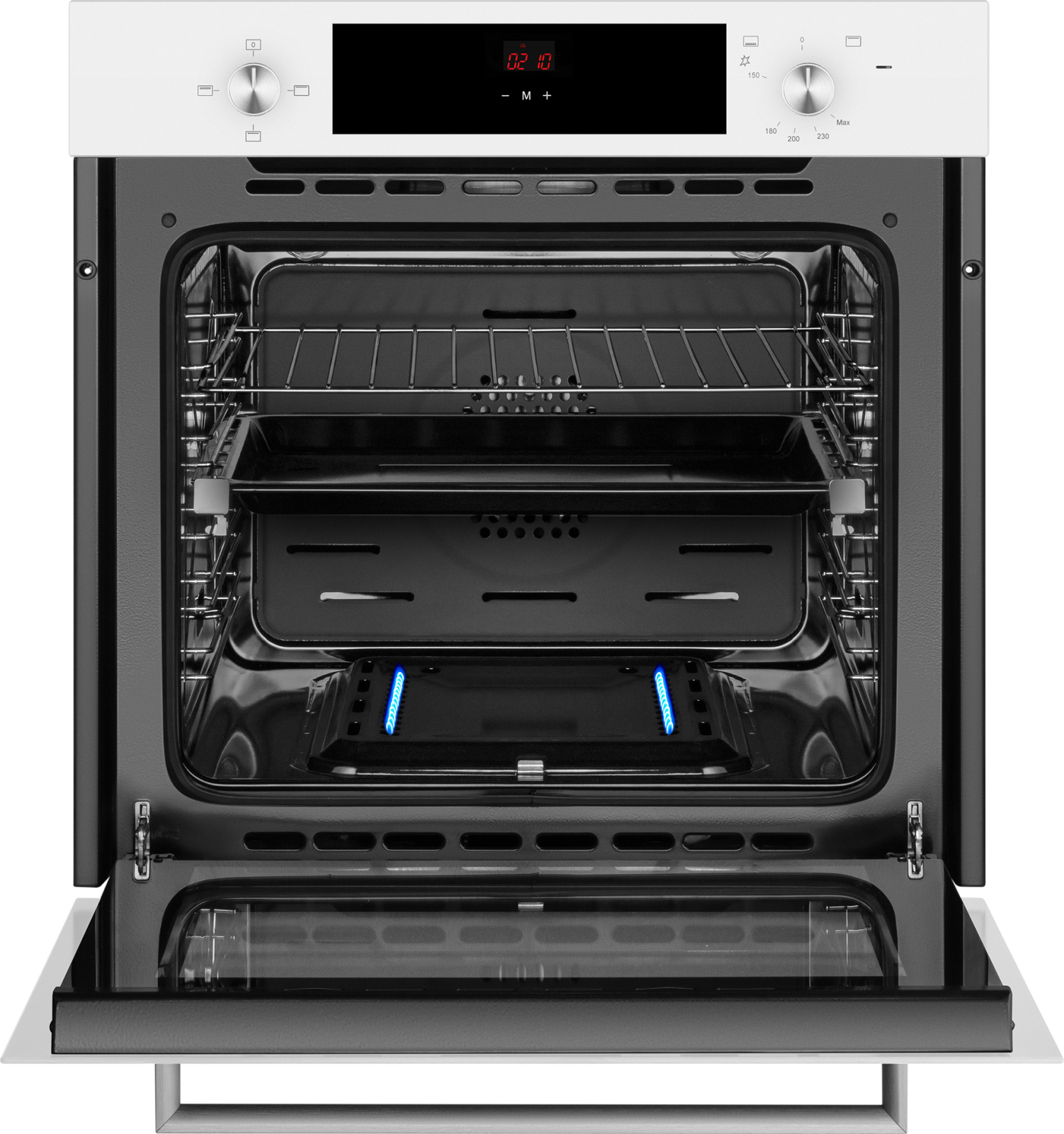 картинка Газовый духовой шкаф Weissgauff WGO 702 D WHITE GLASS 