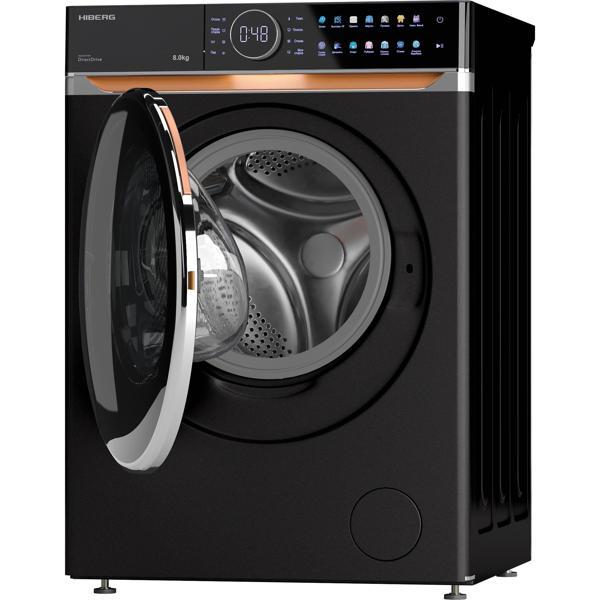 картинка Стиральная машина Hiberg I-DDQ10 - 814 B 