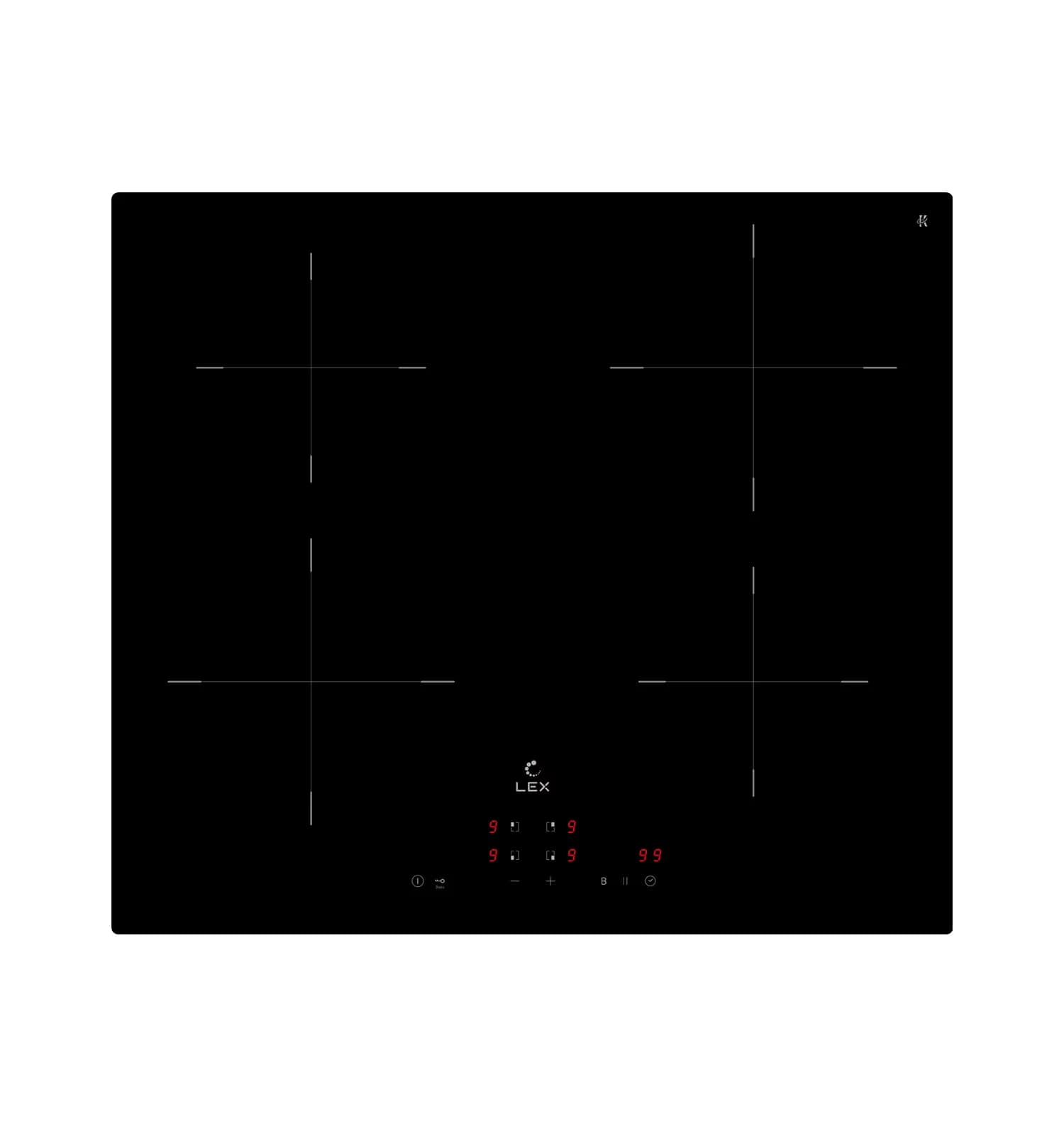 картинка Варочная панель Lex EVI 640A BL 