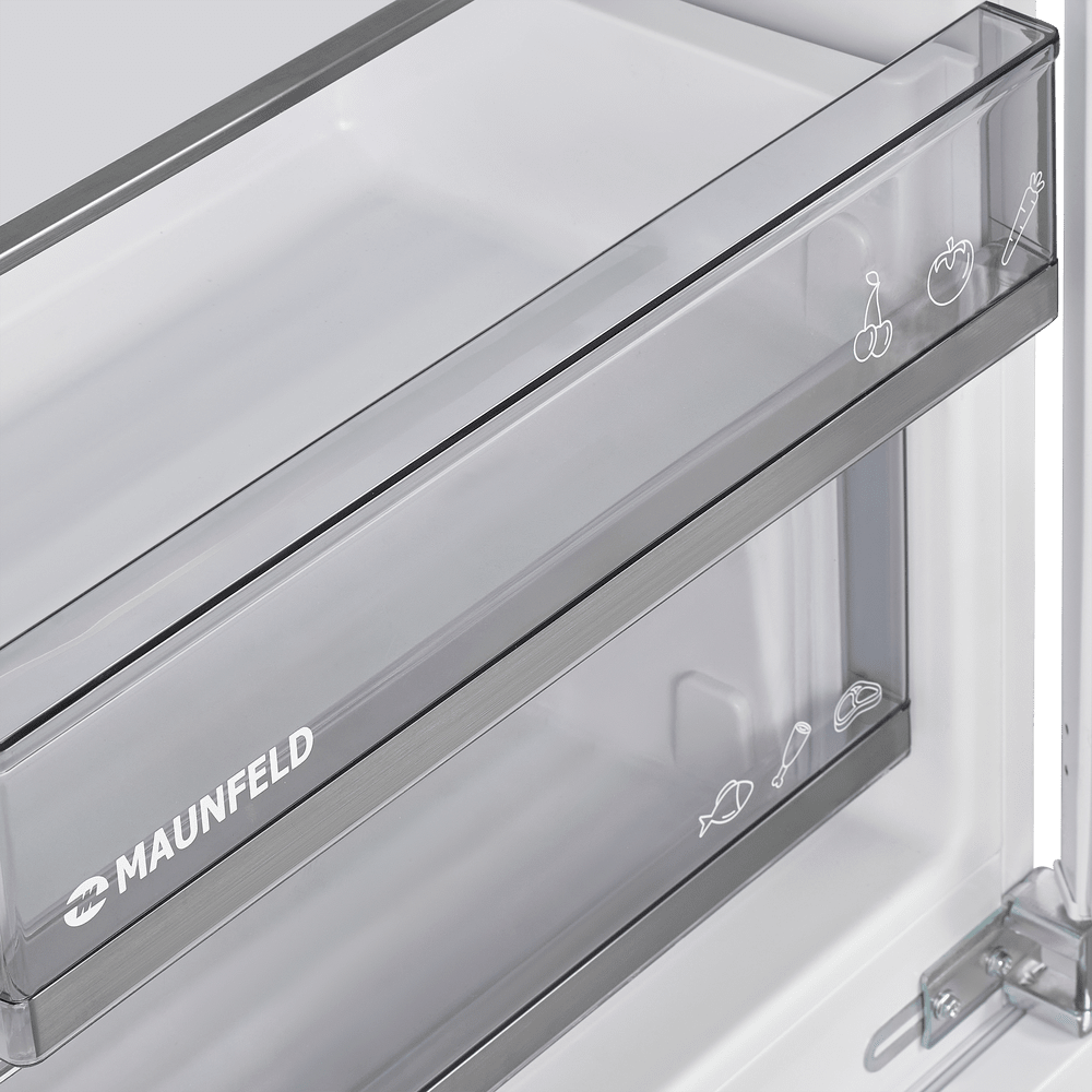 картинка Встраиваемый холодильник Maunfeld MBL177SWGR Inverter 