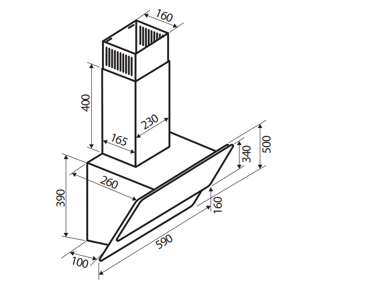картинка Кухонная вытяжка Kuppersberg F 603 W 
