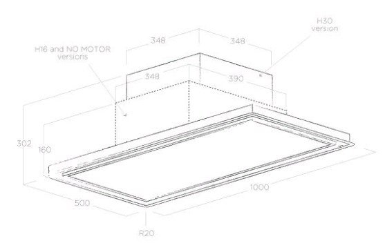 картинка Кухонная вытяжка Elica SKYDOME H30 A/100  