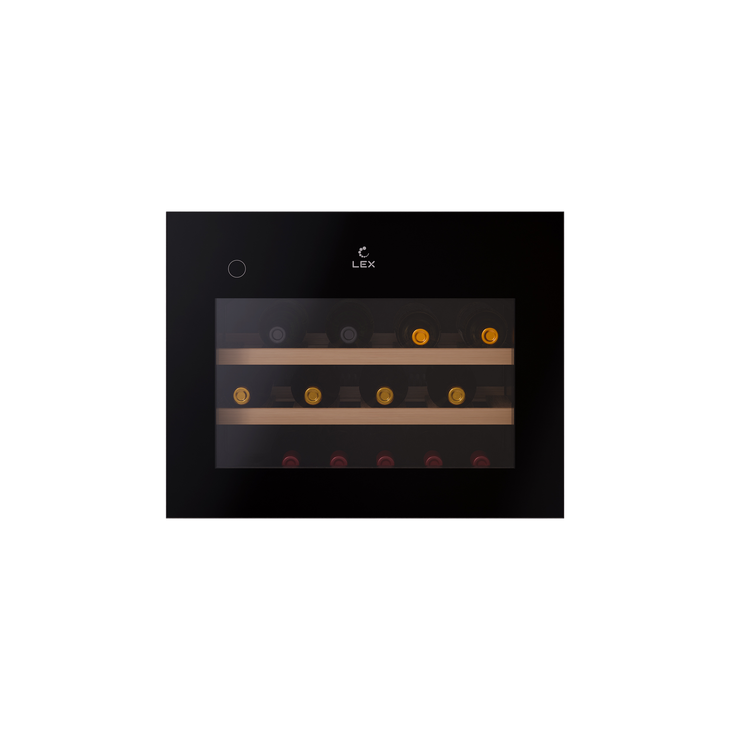 картинка Встраиваемый винный шкаф Lex LWD6028BL PP 