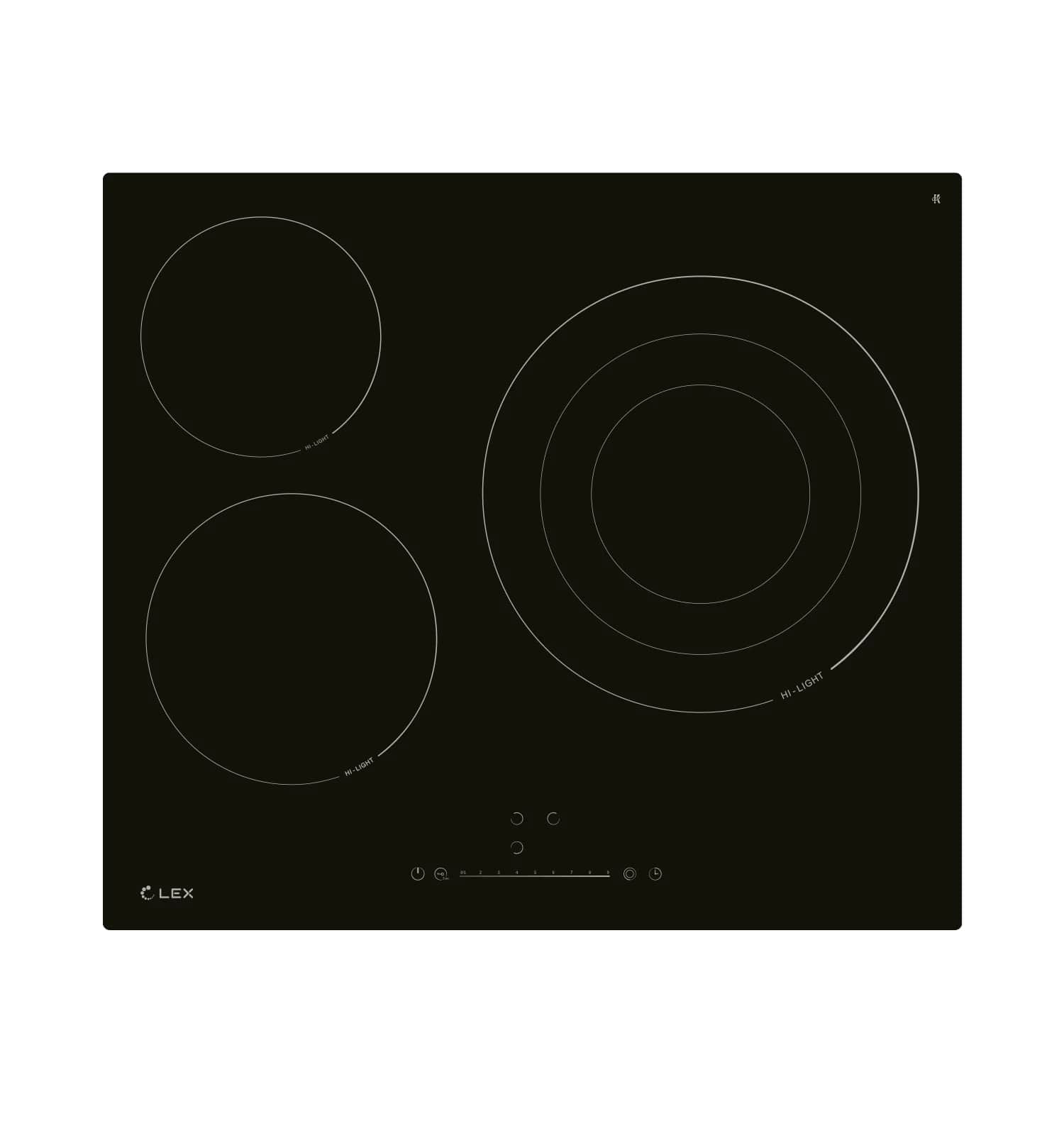 картинка Варочная панель Lex EVH 631A BL 