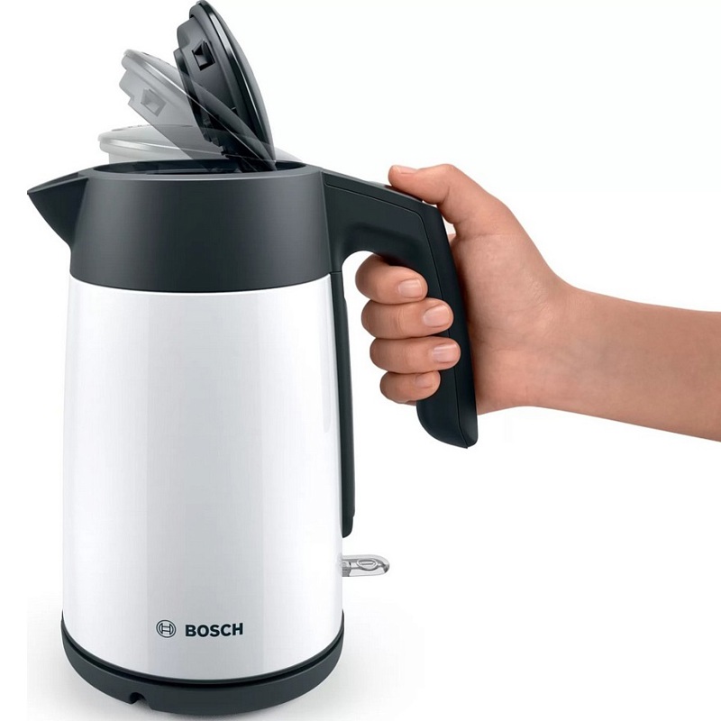 картинка Чайник электрический Bosch TWK7L461 белый 