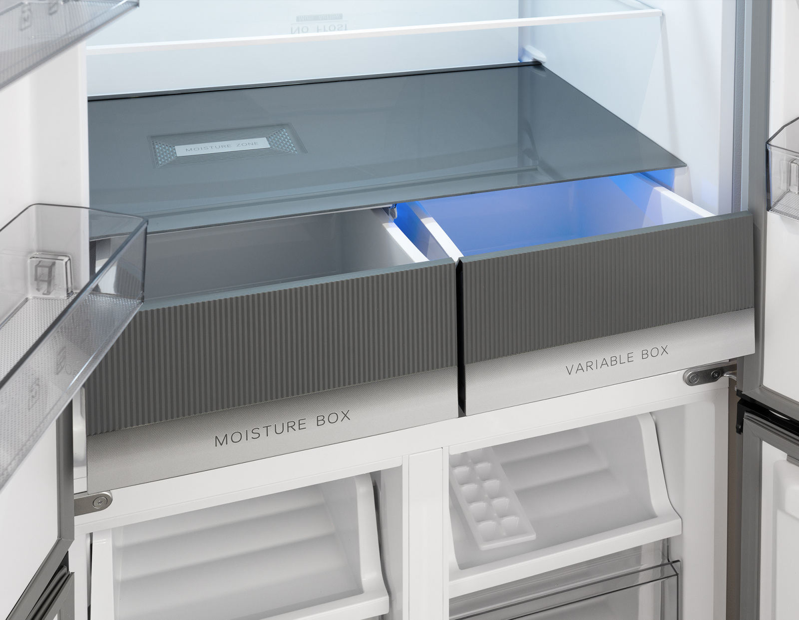 картинка Полувстраиваемый холодильник Weissgauff WCD 450 B NoFrost Inverter 