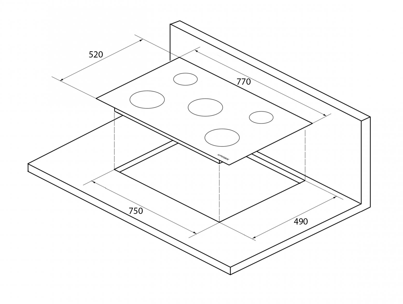 картинка Варочная панель Kuppersberg ECS 703 R 