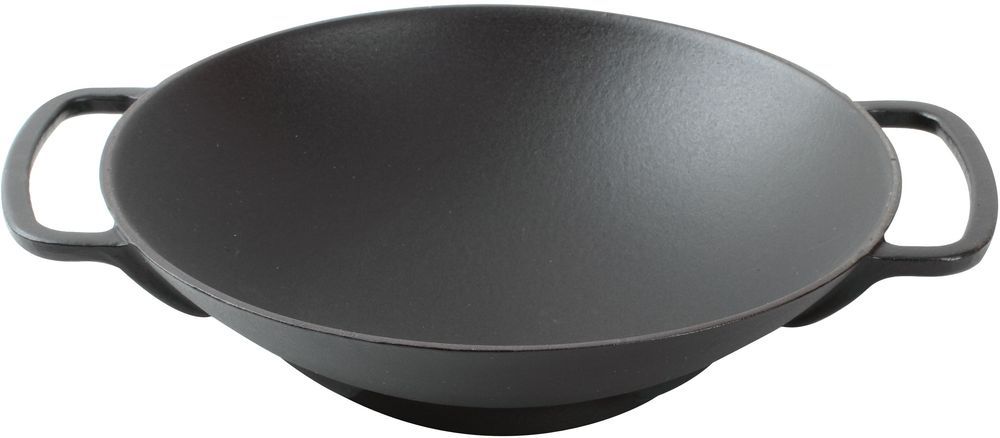 картинка Чугунная сковорода-ВОК Korting K1128 