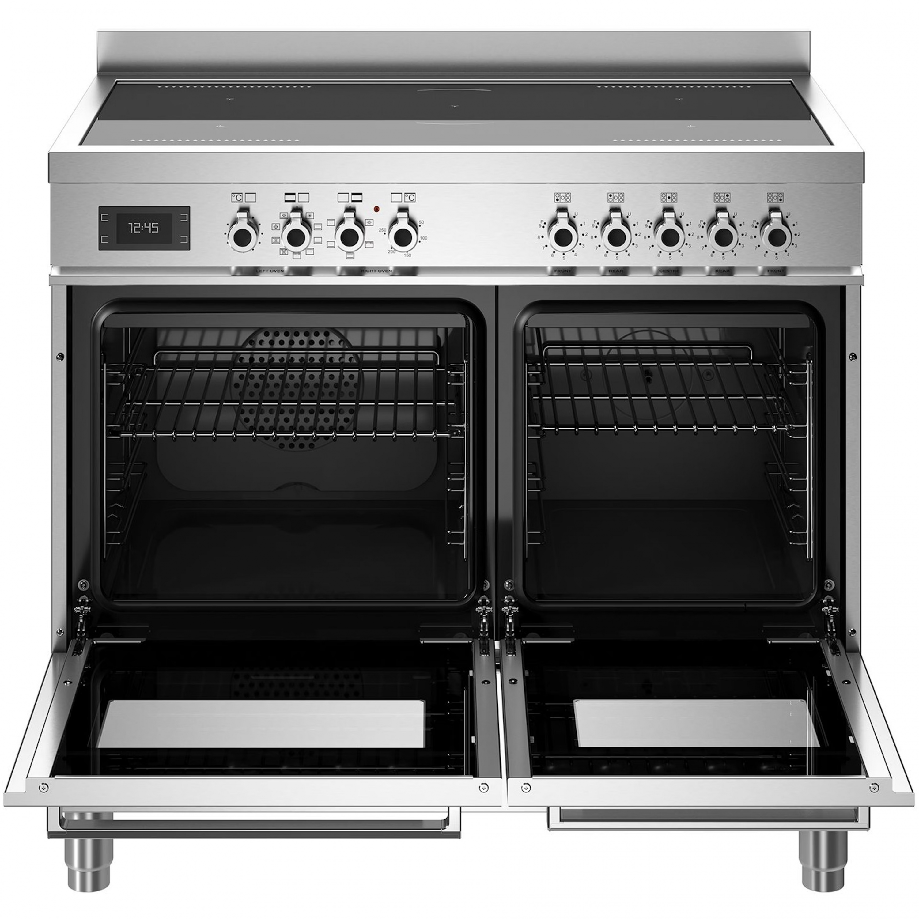 картинка Комбинированная кухонная плита Bertazzoni PRO105I2EXT нержавеющая сталь 