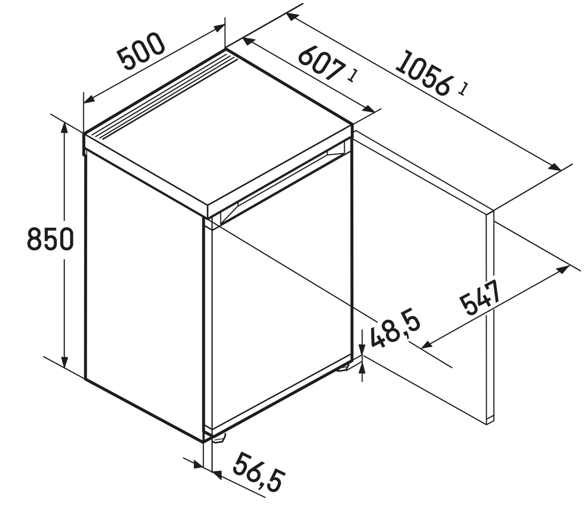 картинка Отдельностоящий холодильник Liebherr Rd 1201-20 001 