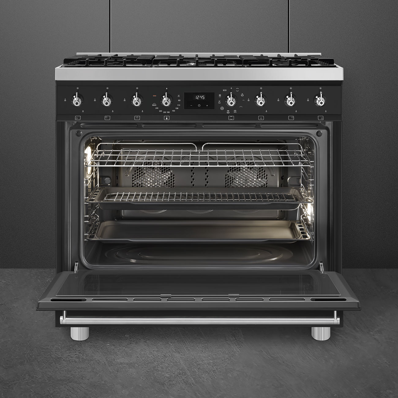 картинка Комбинированная кухонная плита Smeg C9GMMB2 