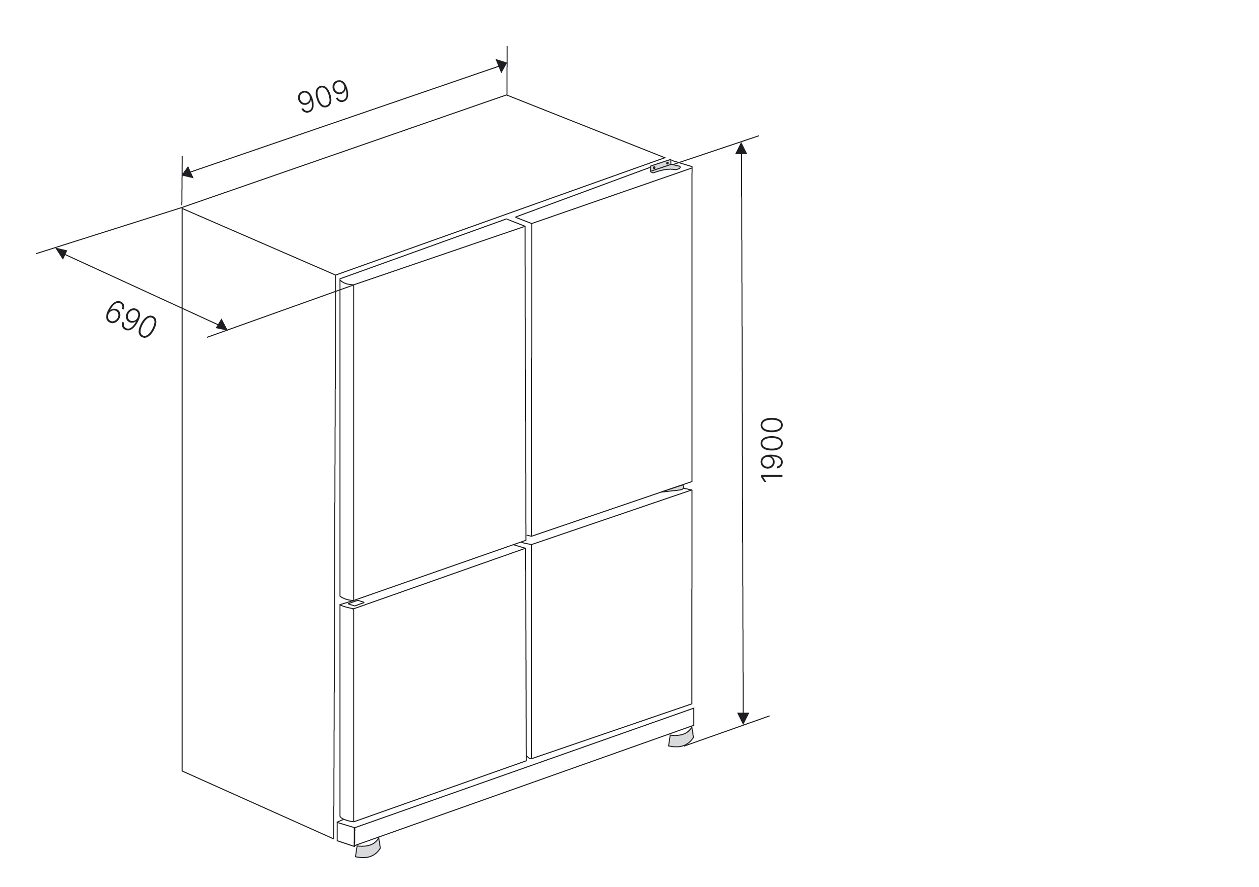 картинка Отдельностоящий холодильник Kuppersbusch FKG 9850.0 E 