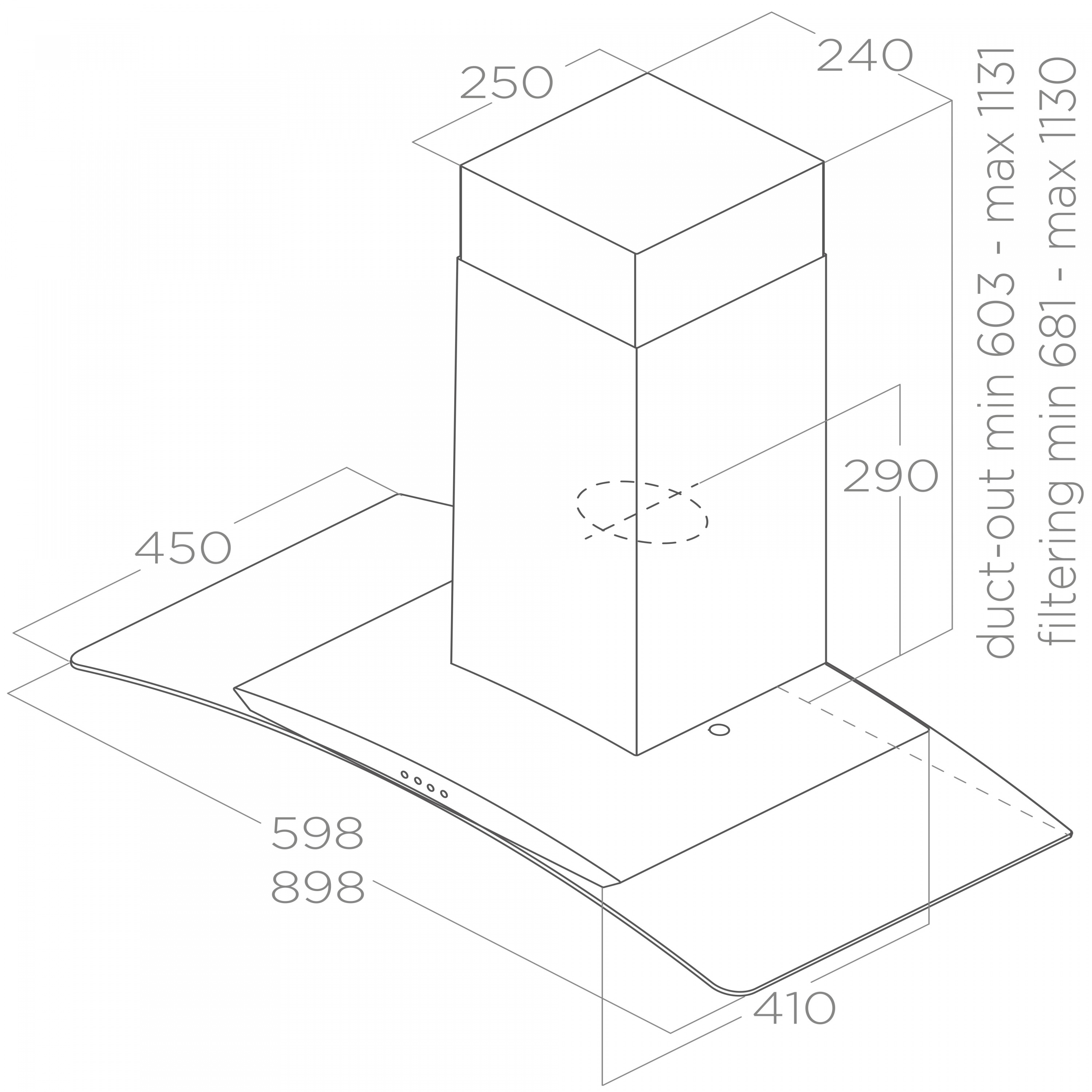 картинка Кухонная вытяжка Elica CIRCUS IX/A/60 