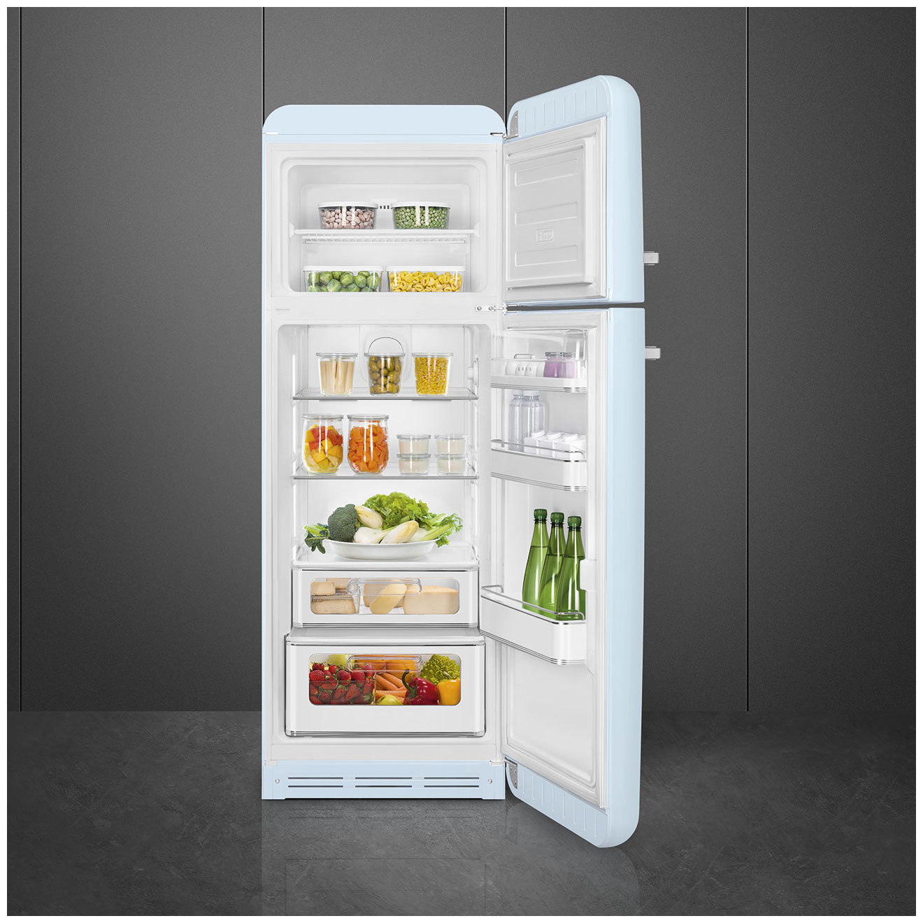 картинка Отдельностоящий холодильник Smeg FAB30RPB5 