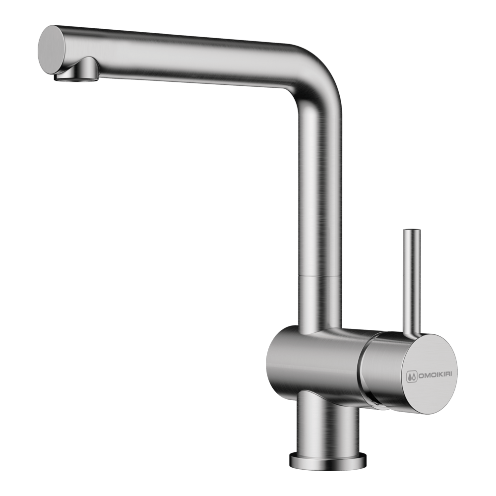 картинка Смеситель Omoikiri TANIGAWA-BN нержавеющая сталь 