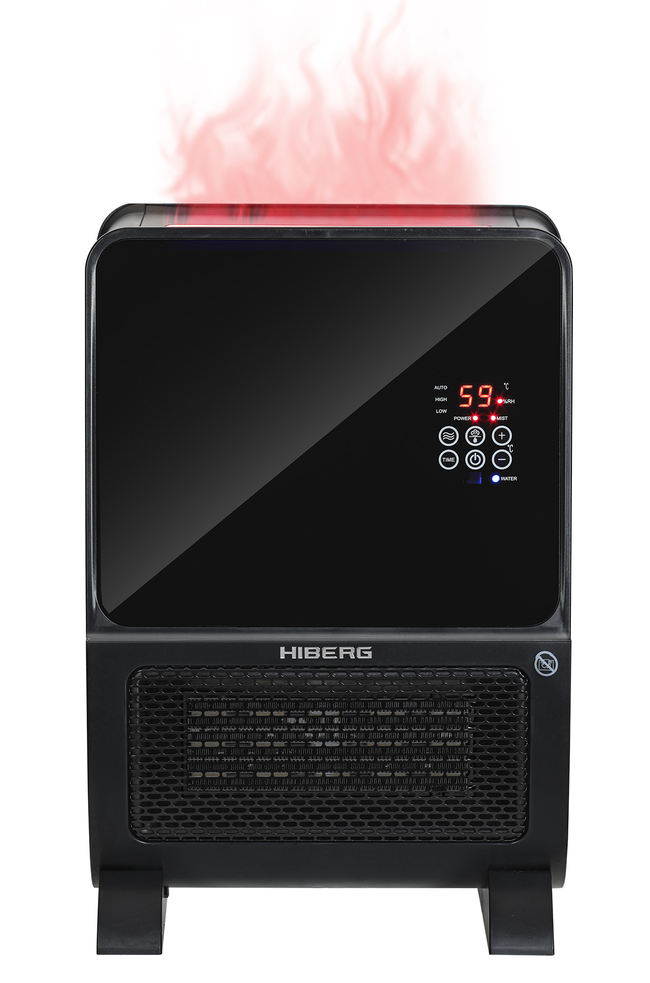 картинка Тепловентилятор с увлажнителем воздуха HIBERG TSH 3000 B 