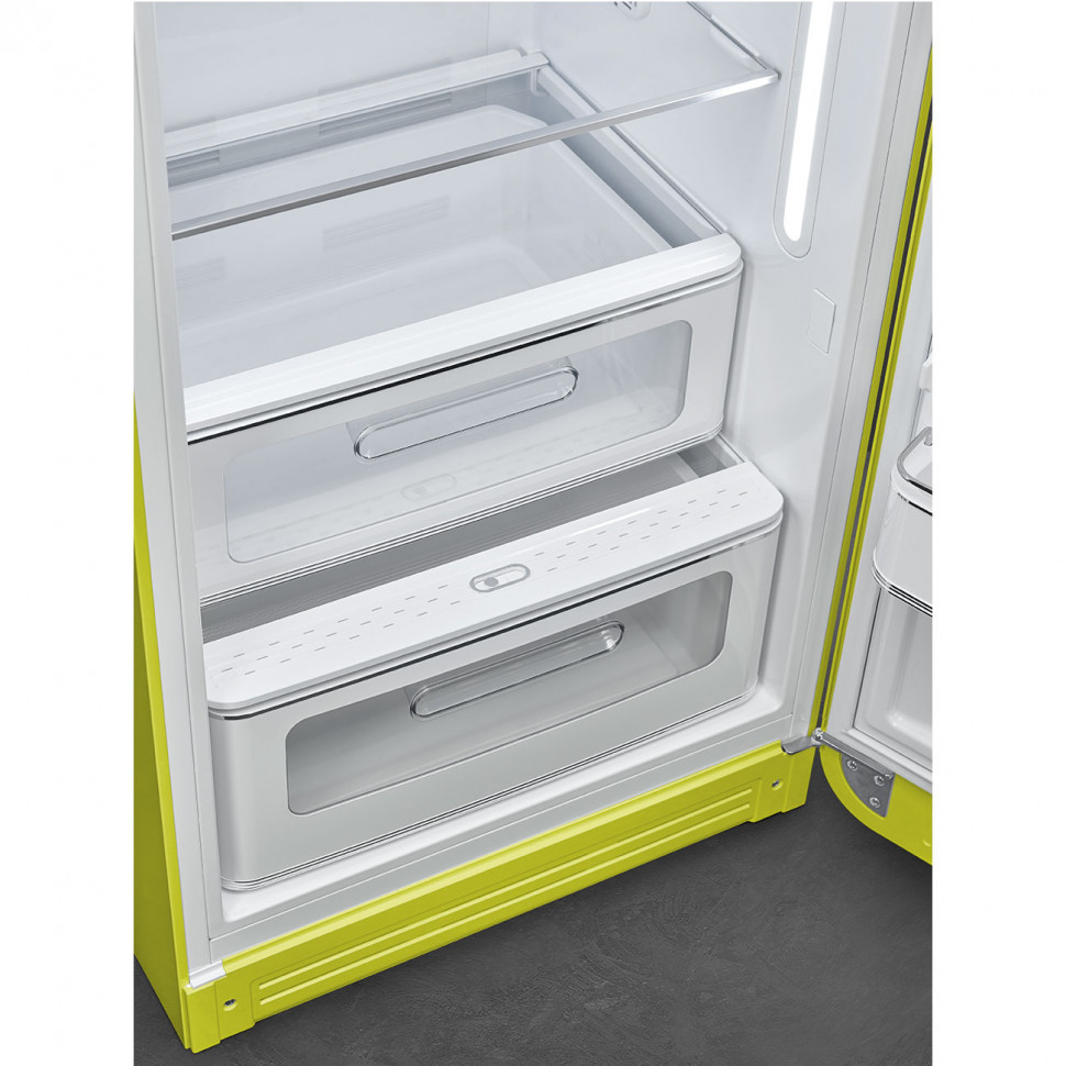 картинка Отдельностоящий холодильник Smeg FAB28RLI6 лайм 