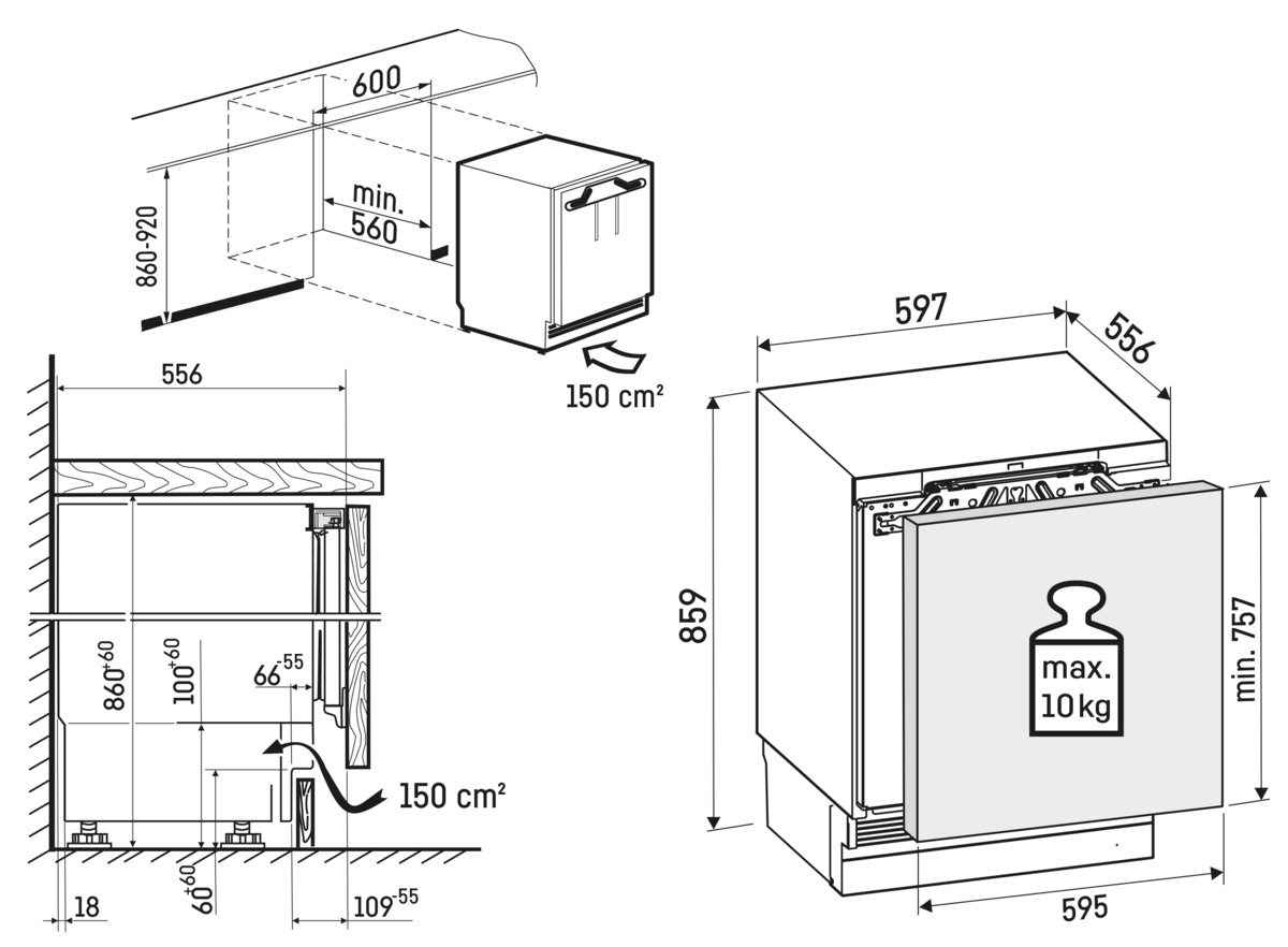 картинка Встраиваемый холодильник Liebherr URPc 375i-20 001 
