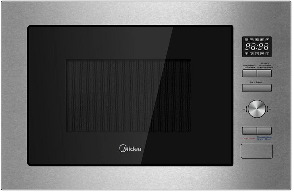 картинка Микроволновая печь встраиваемая Midea MI7250X нержавеющая сталь 