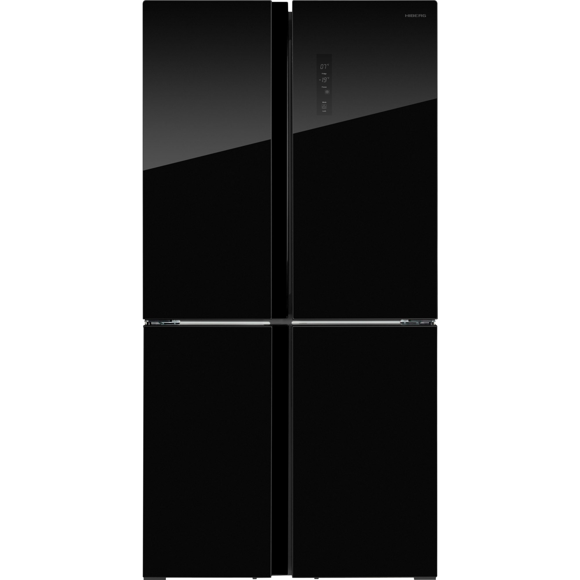 картинка Отдельностоящий холодильник Hiberg RFQ-555DX NFGB inverter 