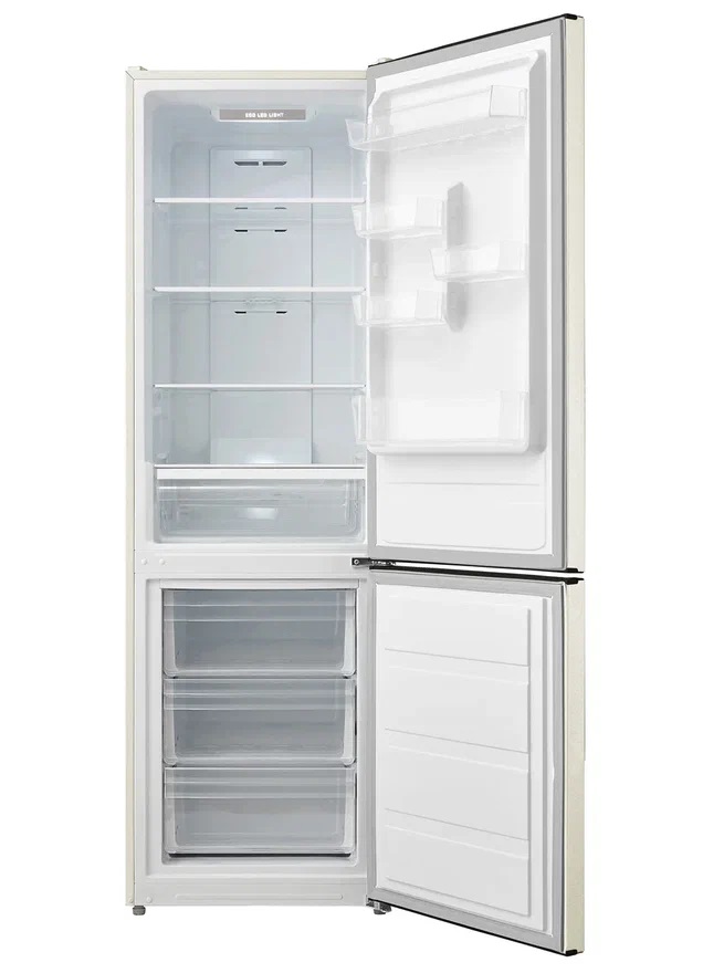 картинка Отдельностоящий холодильник Jacky's JR CV8302A21 мраморный бежевый 