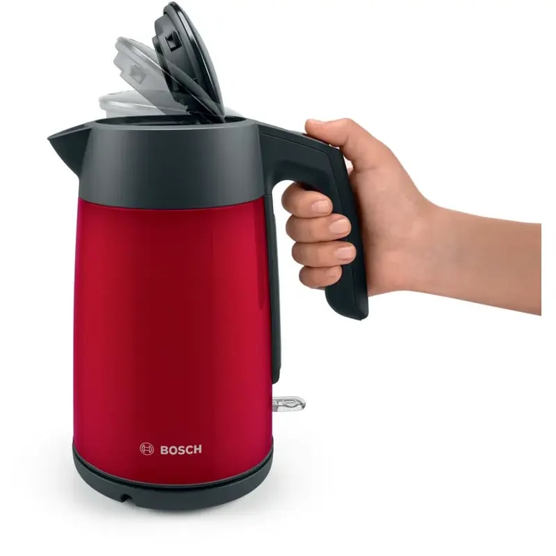 картинка Чайник электрический Bosch TWK7L464 красный 