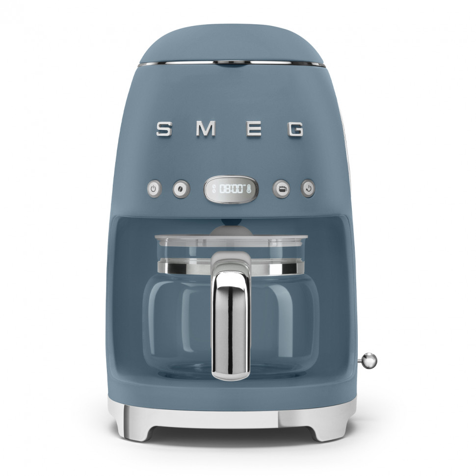 картинка Кофеварка Smeg DCF02SBMEU синий шторм матовый 