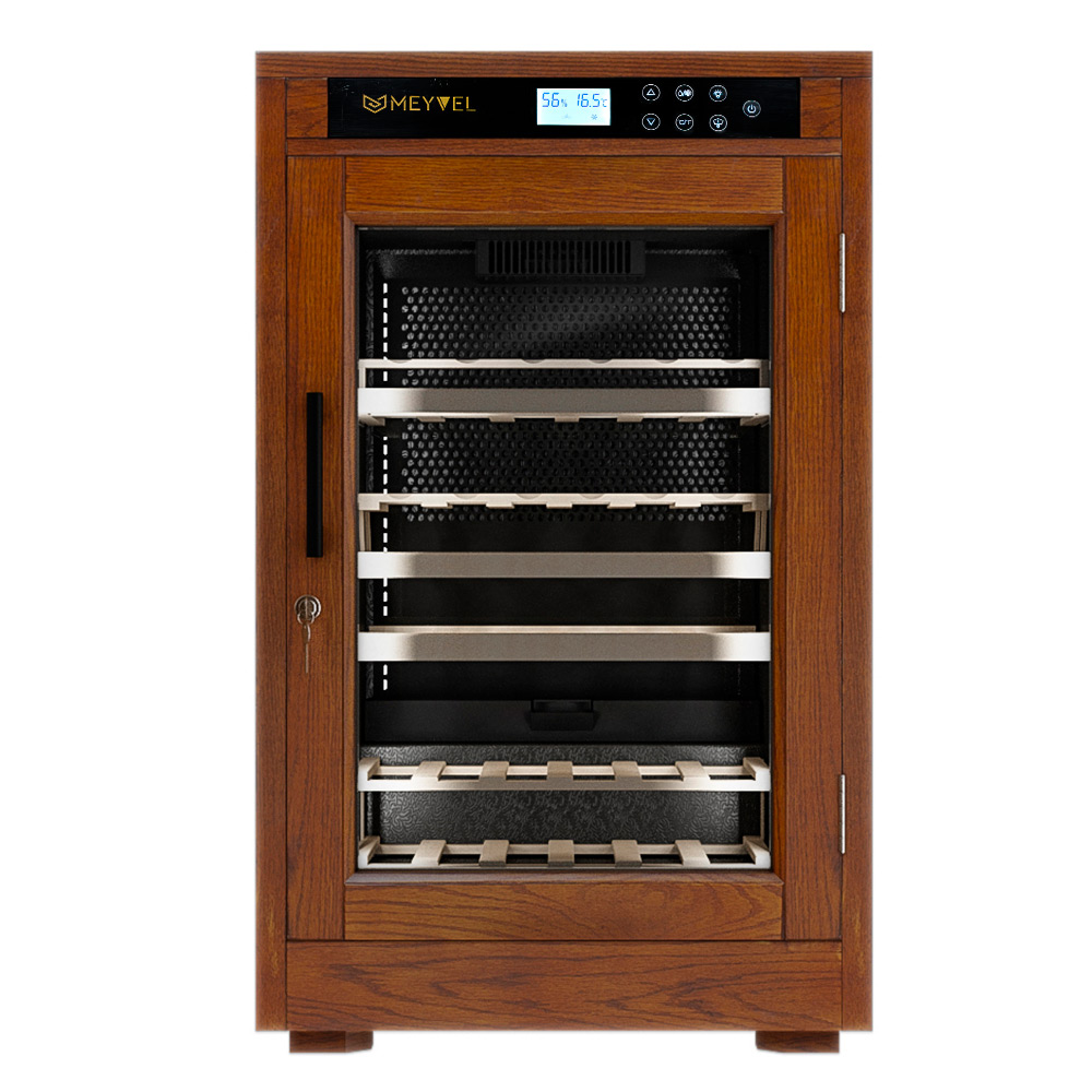 картинка Отдельностоящий винный шкаф Meyvel MV46-WN1-M орех 
