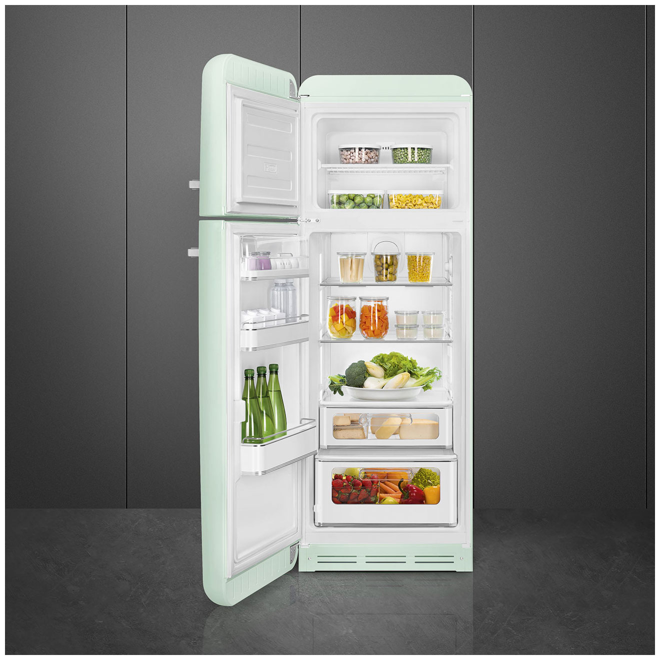 картинка Отдельностоящий холодильник Smeg FAB30LPG5 