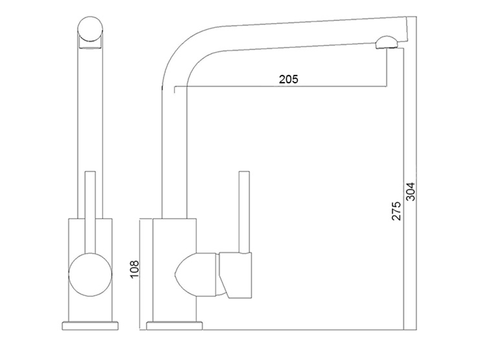 картинка Смеситель LONGRAN IMPACT LM2104 