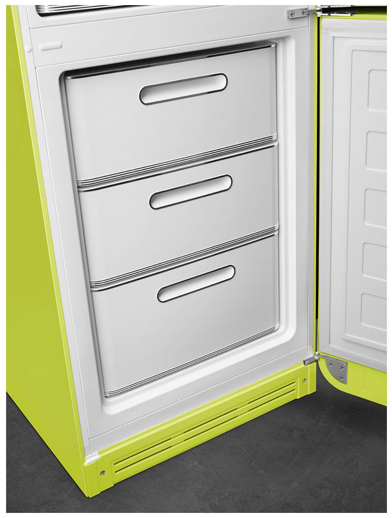 картинка Отдельностоящий холодильник Smeg FAB32RLI5 лайм 