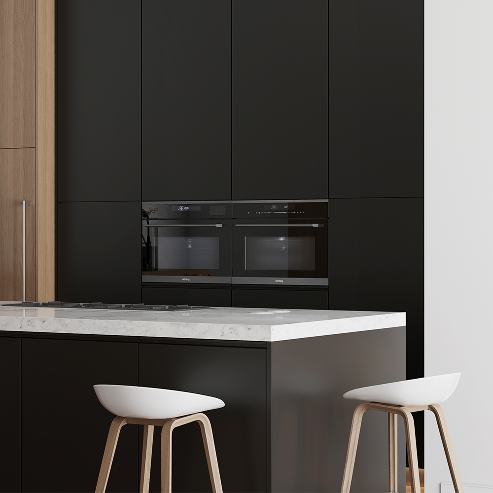 картинка Электрический духовой шкаф с функцией СВЧ Korting OKB 3250 GNBX MW 