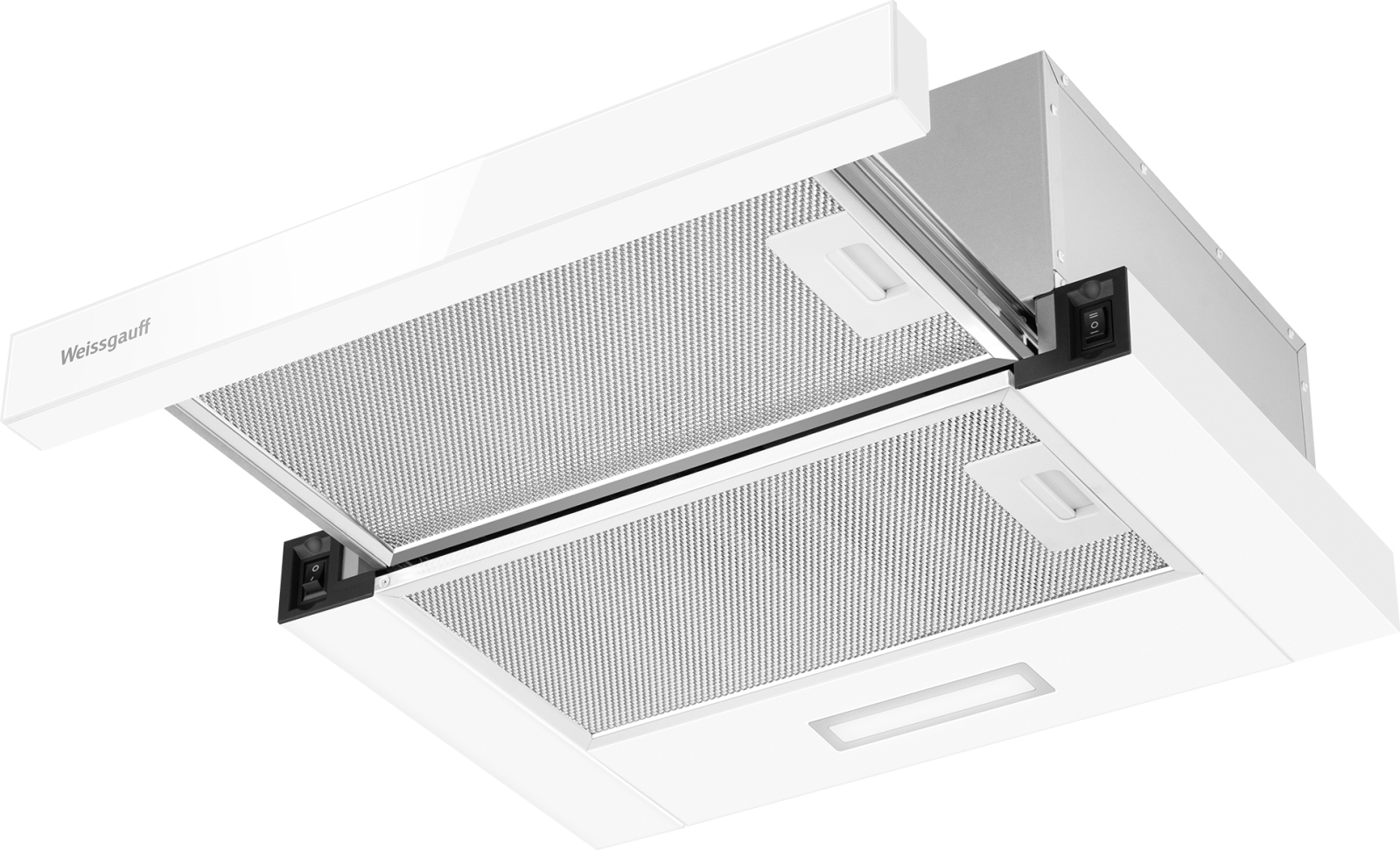 картинка Кухонная вытяжка Weissgauff TEL 450 White Glass 