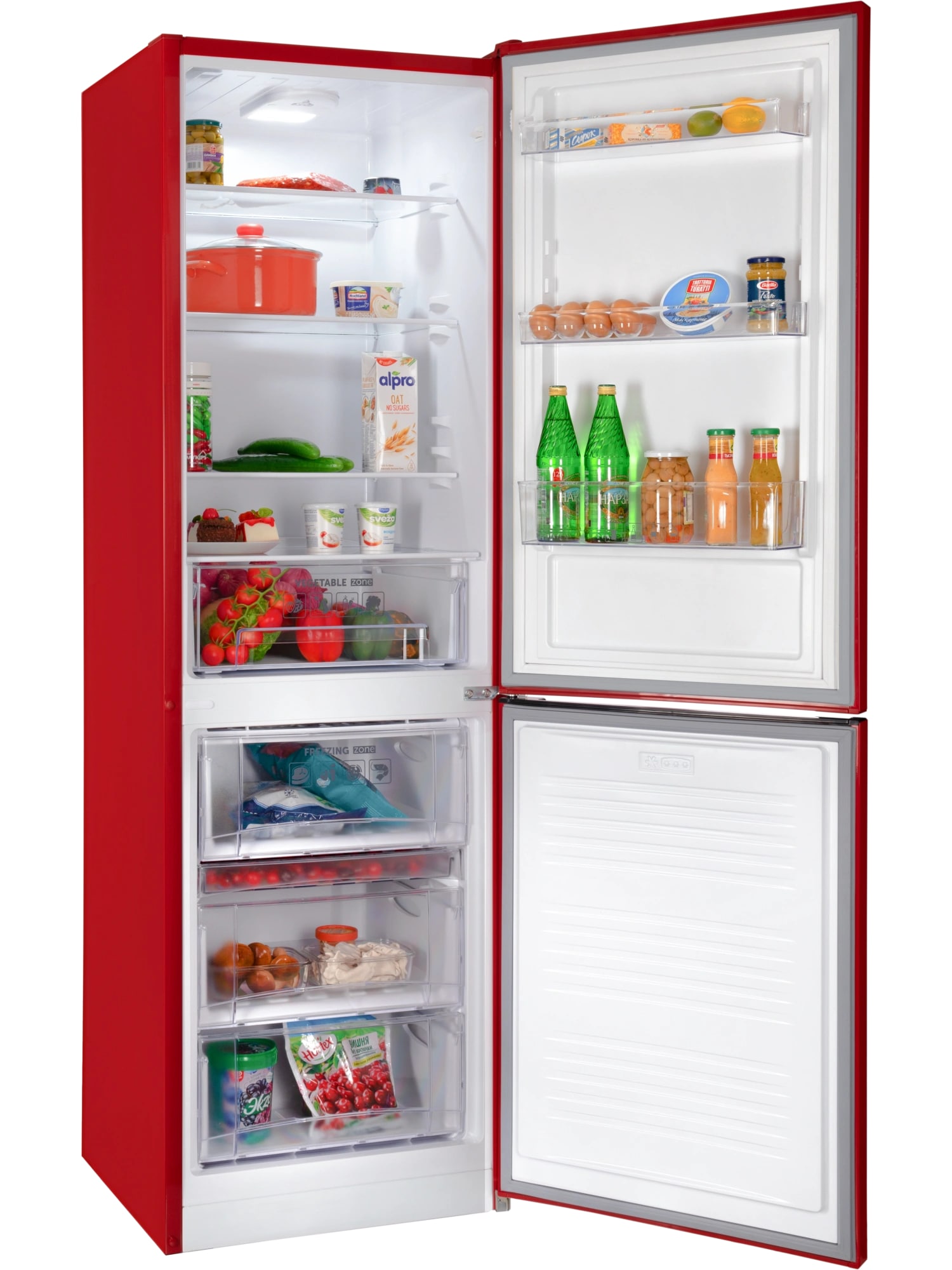 картинка Отдельностоящий холодильник Nord NRB 152 R красный 