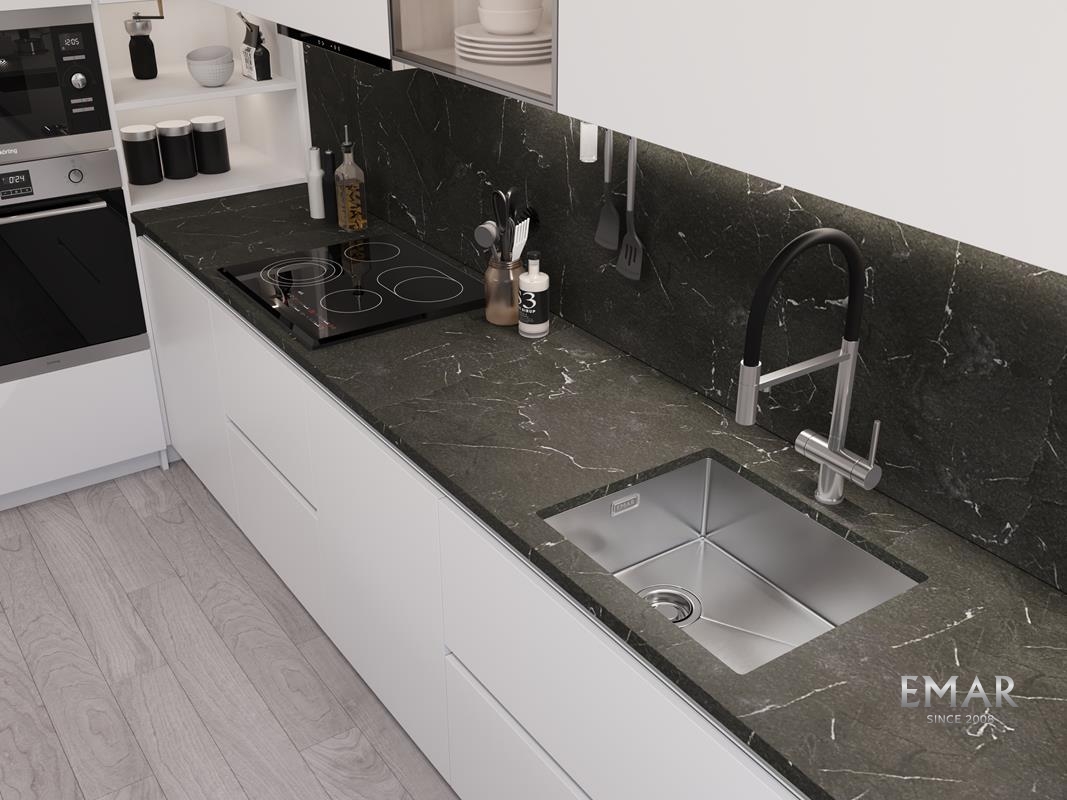 картинка Кухонная мойка Emar EMB-540(UN) PVD Nano Satin 