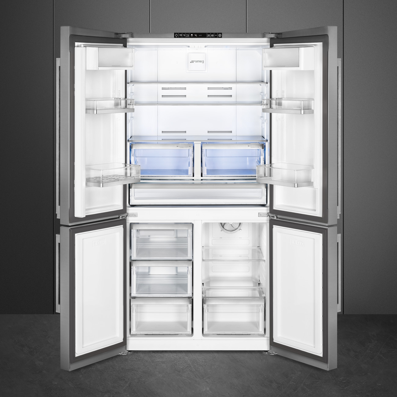 картинка Отдельностоящий холодильник Smeg FQ60XE 