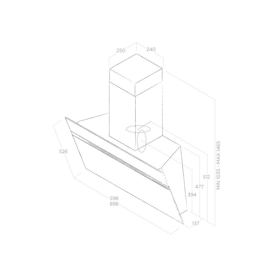 картинка Кухонная вытяжка Elica STRIPE IX/A/90/LX  