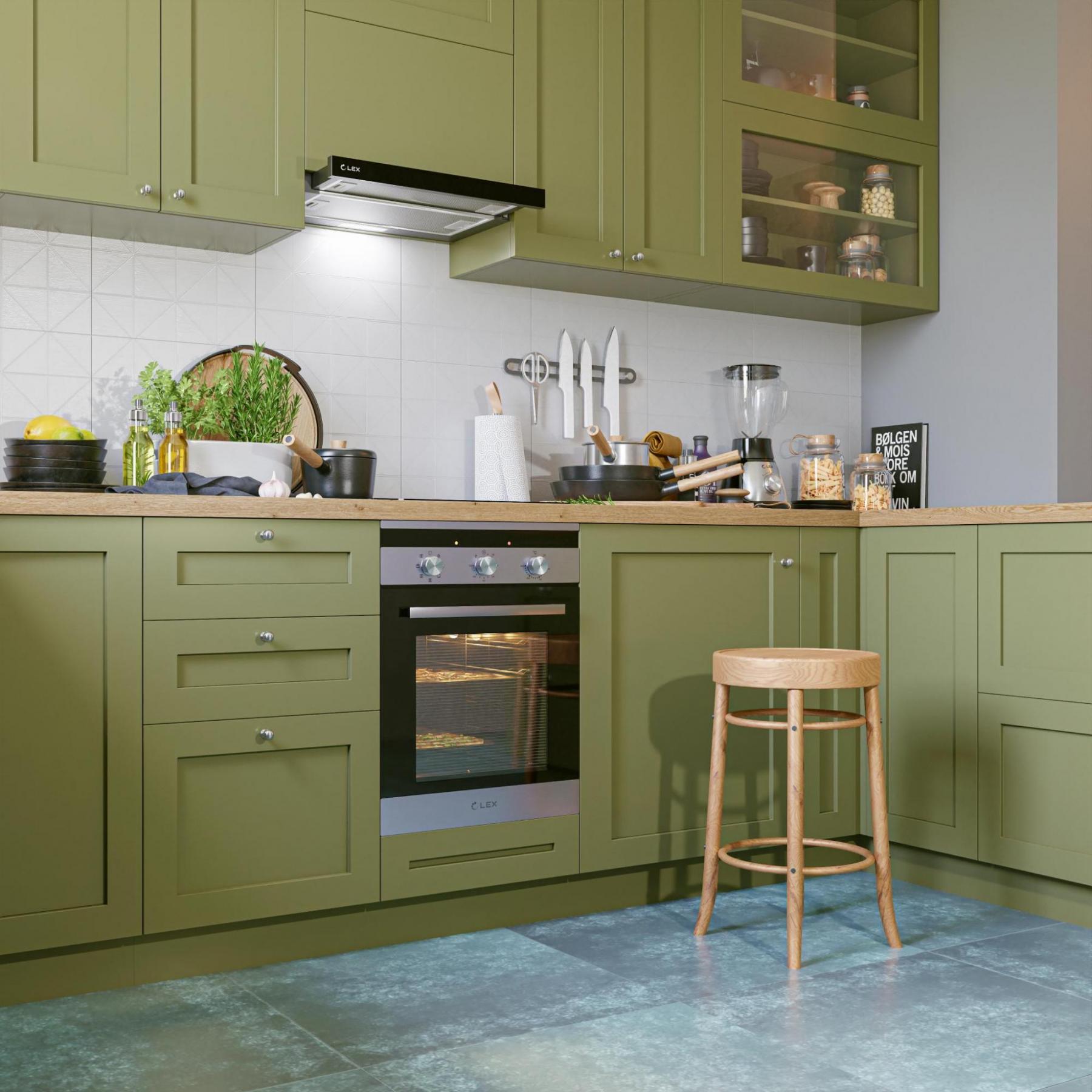 картинка Кухонная вытяжка Lex HIDE 600 BLACK 