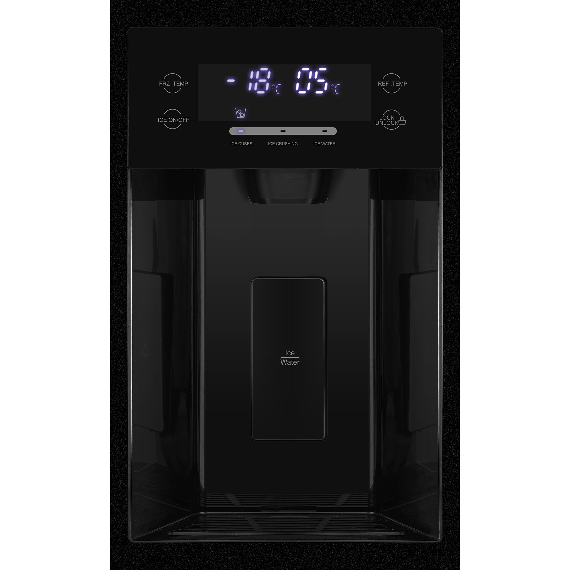 картинка Отдельностоящий холодильник Hiberg RFS-650DX NFGB INVERTER 