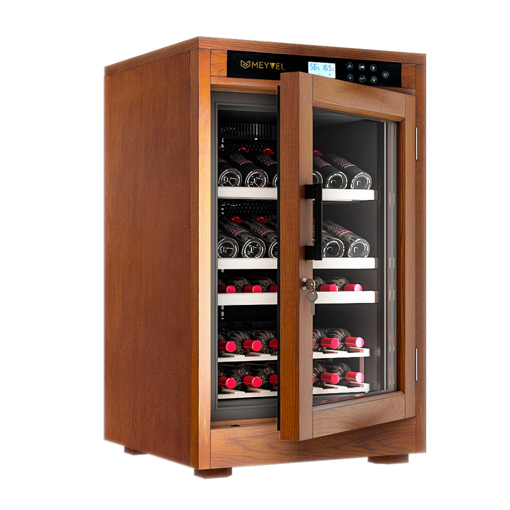 картинка Отдельностоящий винный шкаф Meyvel MV46-WN1-M орех 